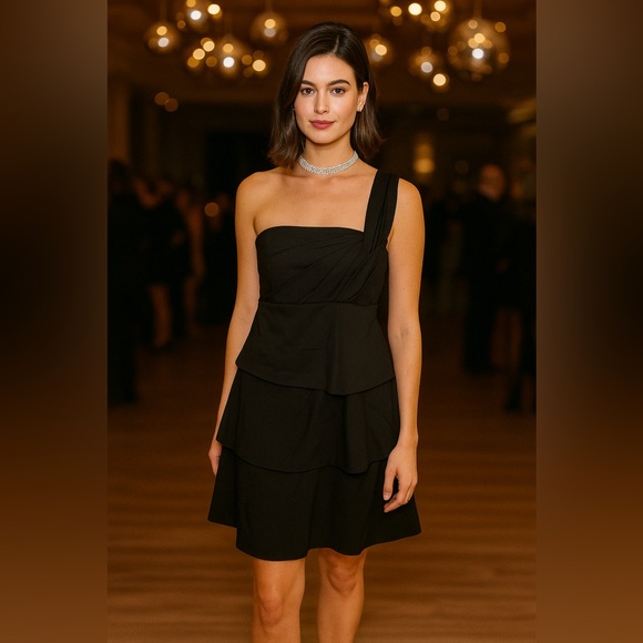 Robert Rodriguez Dresses & Skirts - Robert Rodriguez Black One-Shoulder Dress